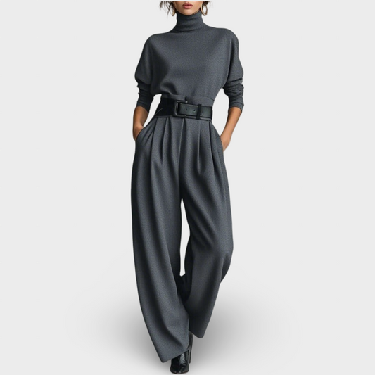 Lúcia - Conjunto Sofisticado de Cintura Alta