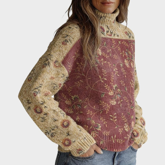 Graça - Camisola de Malha Floral