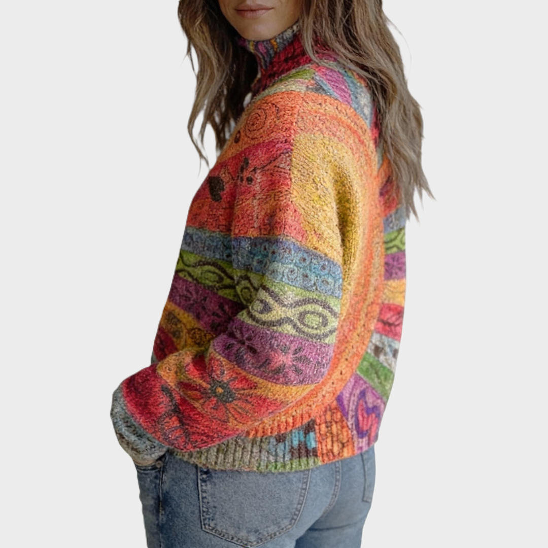 Daniela - Camisola de Malha Artística