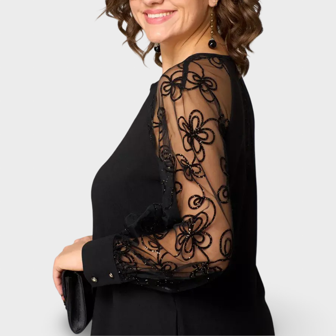 Bárbara - Vestido Elegante de Renda