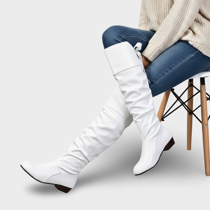 Violeta - Botas de Cano Alto Sofisticadas