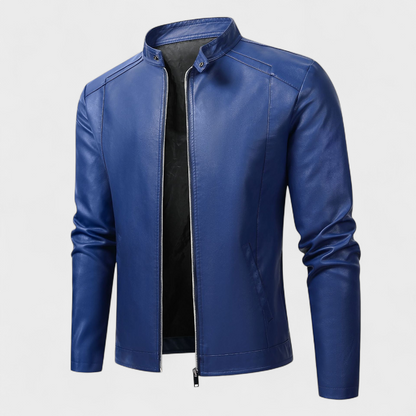 David - Casaco de Cabedal Sofisticado