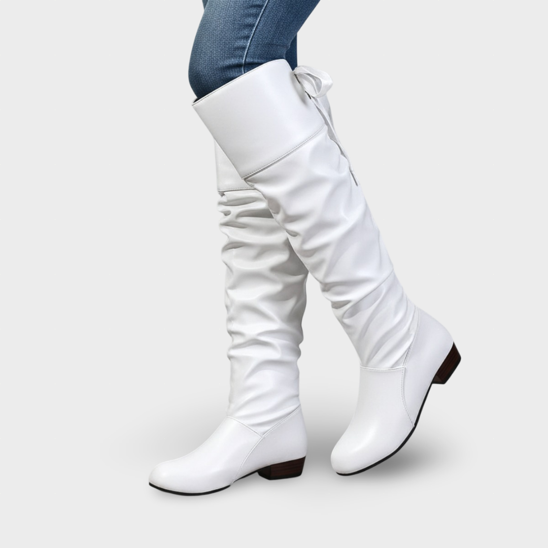 Violeta - Botas de Cano Alto Sofisticadas