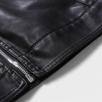 David - Casaco de Cabedal Sofisticado