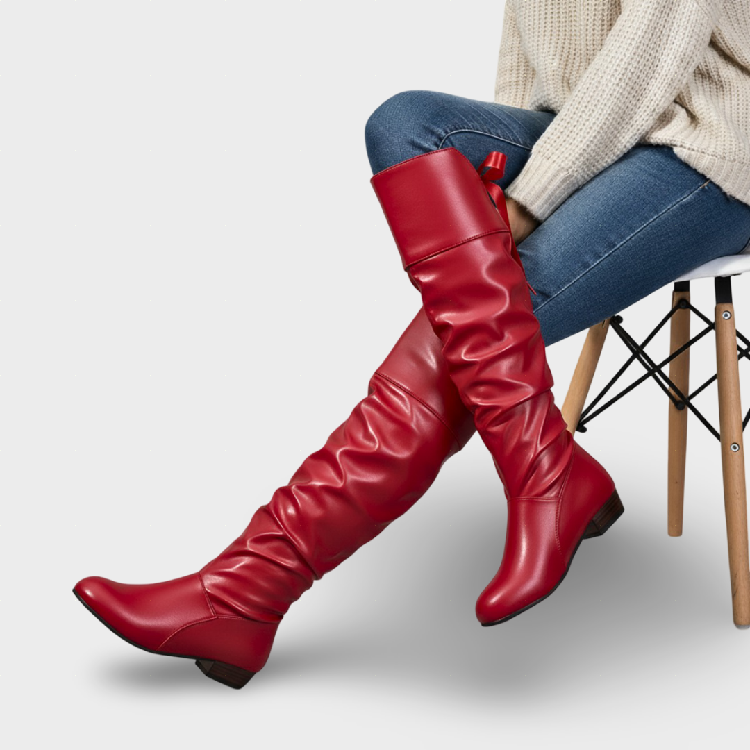 Violeta - Botas de Cano Alto Sofisticadas