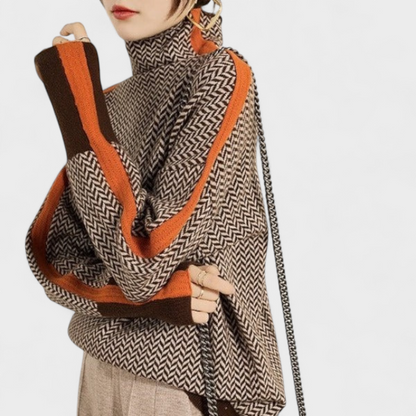 Vera - Camisola Elegante de Chevron