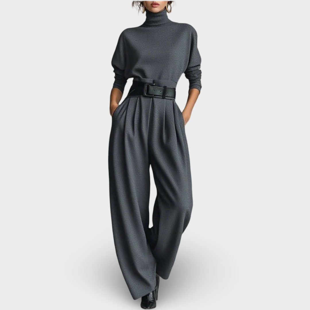 Lúcia - Conjunto Sofisticado de Cintura Alta