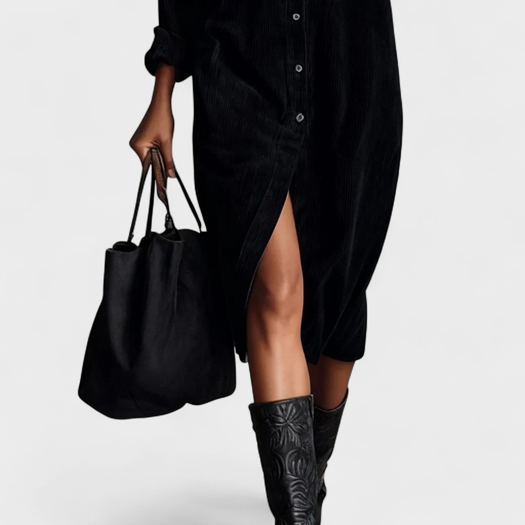 Eveline - Vestido Elegante de Bombazine