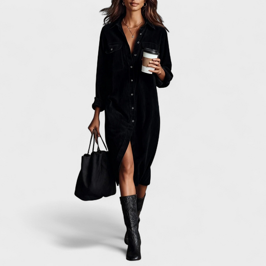 Eveline - Vestido Elegante de Bombazine