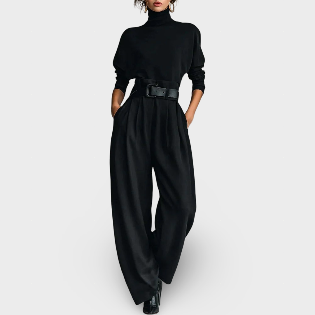 Lúcia - Conjunto Sofisticado de Cintura Alta