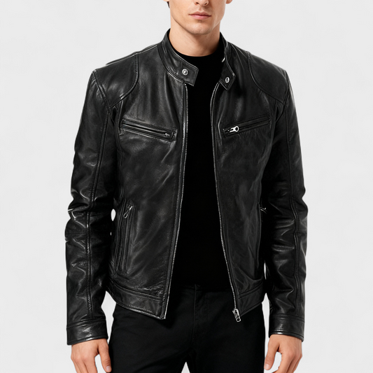 César - Casaco de Couro Premium
