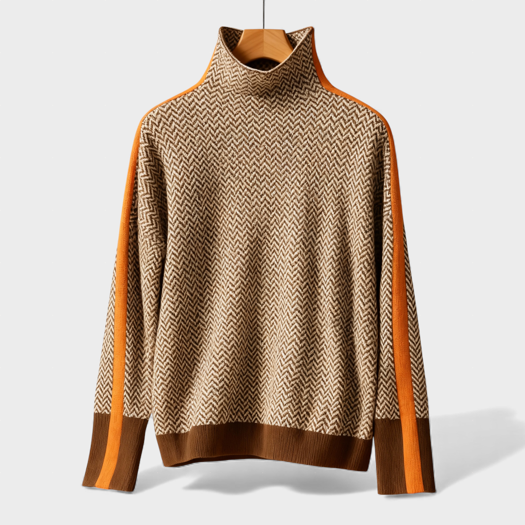 Vera - Camisola Elegante de Chevron