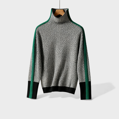 Vera - Camisola Elegante de Chevron