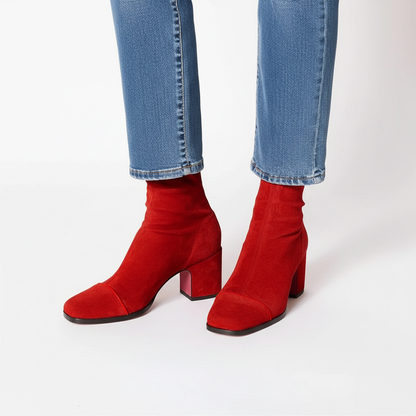 Olívia - Botins de Couro Sofisticados