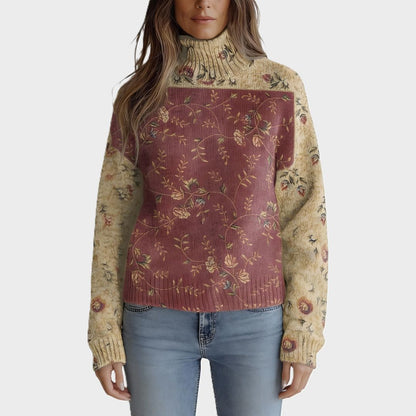 Graça - Camisola de Malha Floral