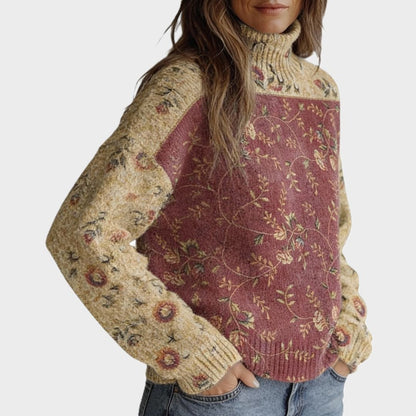 Graça - Camisola de Malha Floral