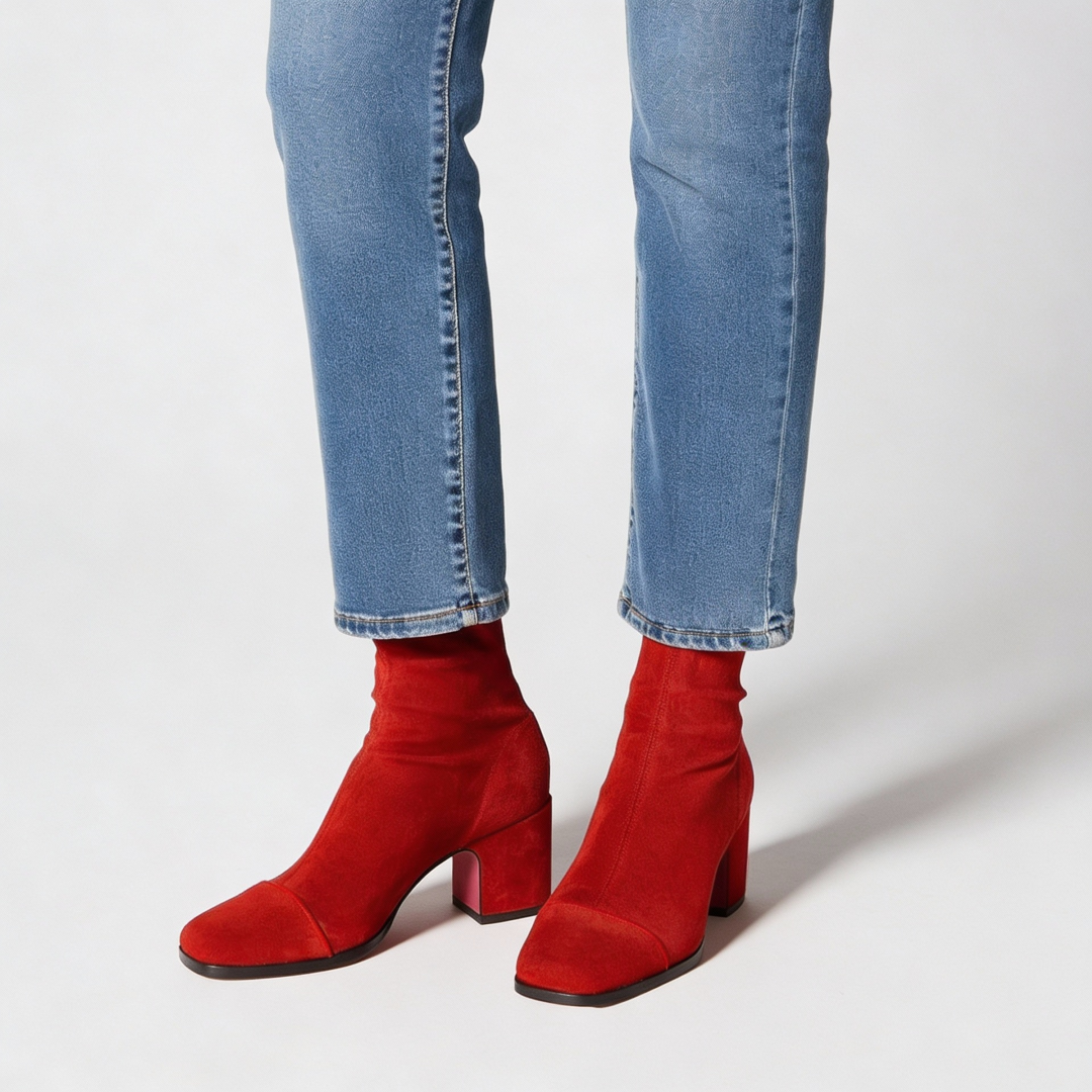 Olívia - Botins de Couro Sofisticados