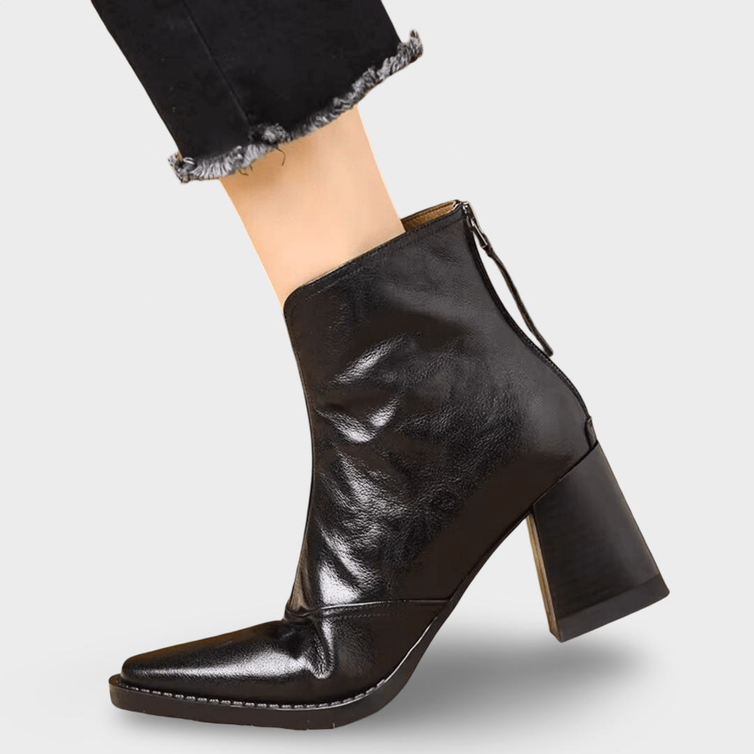 Mariana - Botas de Couro Vintage