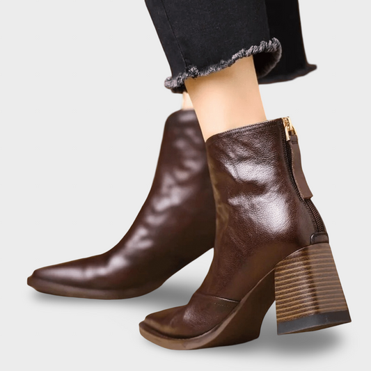 Mariana - Botas de Couro Vintage